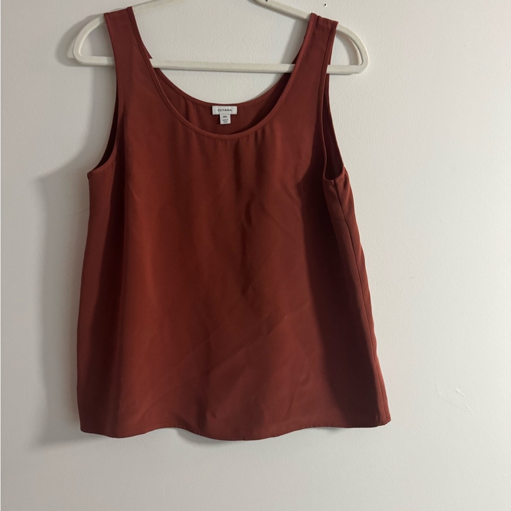 Cuyana Terracotta Tank Top